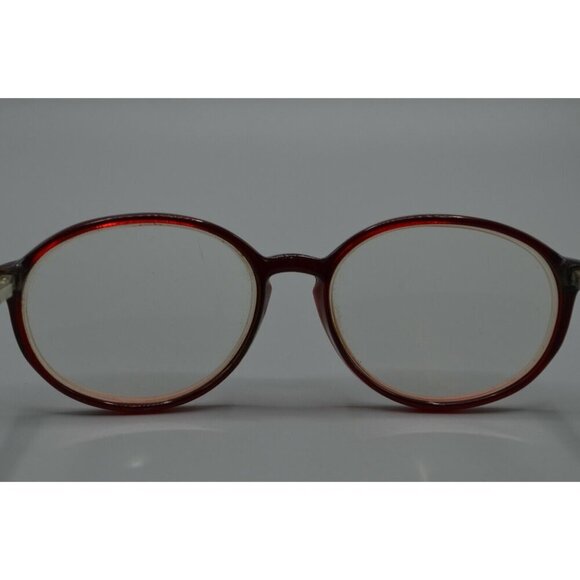 Cellidor EMC Centennial Grand Prix Eyeglasses Frames Round Red Plastic 135mm Vtg - Picture 5 of 9